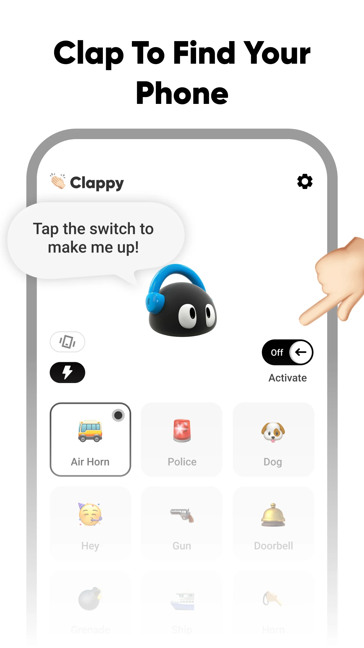 Clappy Phone Finder Launcher screenshot